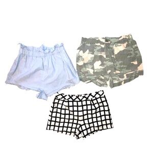 Aerie Forever 21 Ecoti Shorts Bundle Three Pairs Of Shorts Striped Camo Size Med